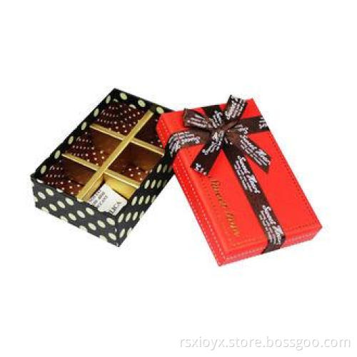 Rectangle Chocolate Recycled Cardboard Gift Boxes of Trays